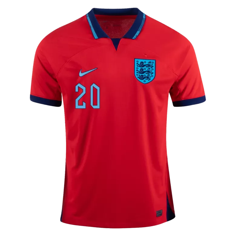 England FODEN #20 Away Jersey 2022 - gojersey