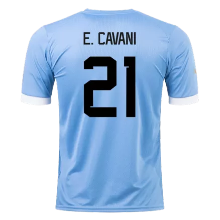 Uruguay E.CAVANI #21 Home Jersey 2022 - gojerseys