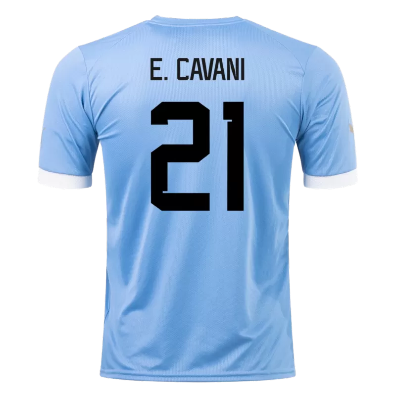 Uruguay E.CAVANI #21 Home Jersey 2022 - gojersey