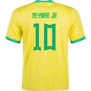 Brazil NEYMAR JR #10 Home Jersey 2022 - goaljerseys