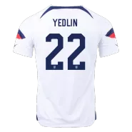 USA YEDLIN #22 Home Jersey 2022 - goaljerseys