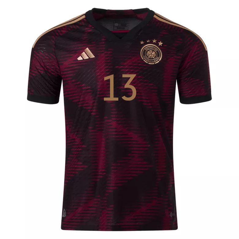 Germany MÜLLER #13 Away Jersey Authentic 2022 - gojersey