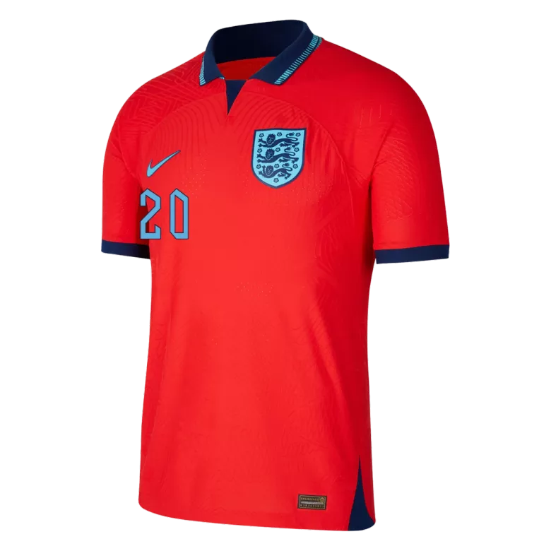 England FODEN #20 Away Jersey Authentic 2022 - gojersey