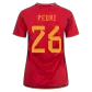 Spain PEDRI #26 Home Jersey 2022 Women - goaljerseys