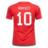 Wales RAMSEY #10 Home Jersey 2022 - goaljerseys