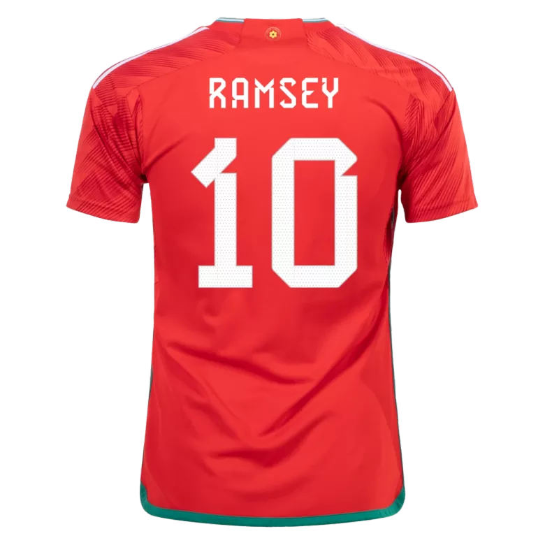 Wales RAMSEY #10 Home Jersey 2022 - gojersey