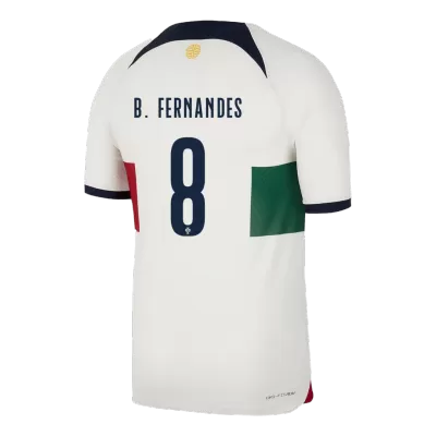 Portugal B.FERNANDES #8 Away Jersey Authentic 2022 - gojersey