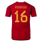 Spain RODRI #16 Home Jersey Authentic 2022 - goaljerseys