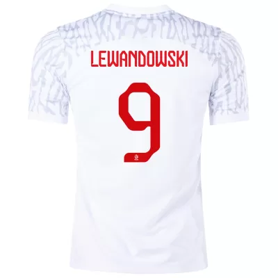 Poland LEWANDOWSKI #9 Home Jersey 2022 - gojersey