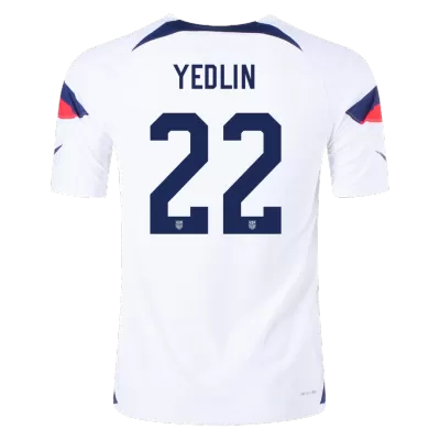 USA YEDLIN #22 Home Jersey Authentic 2022 - gojersey