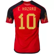 Belgium E. HAZARD #10 Home Jersey 2022 - goaljerseys