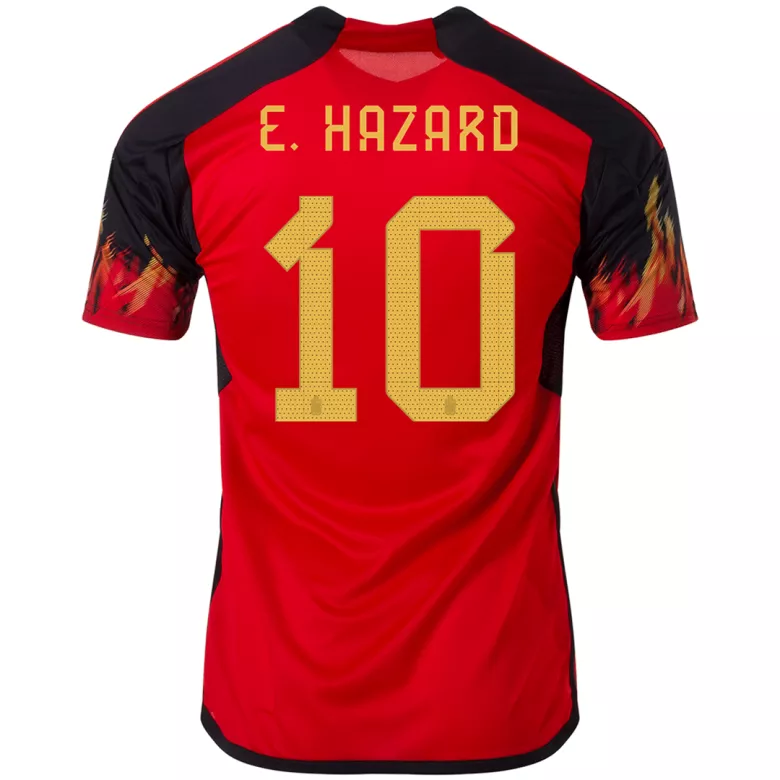 Belgium E. HAZARD #10 Home Jersey 2022 - gojersey