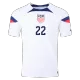 USA YEDLIN #22 Home Jersey Authentic 2022 - gojerseys