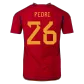 Spain PEDRI #26 Home Jersey Authentic 2022 - goaljerseys