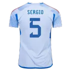 Spain SERGIO #5 Away Jersey 2022 - goaljerseys