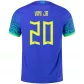 Brazil VINI JR #20 Away Jersey Authentic 2022 - goaljerseys