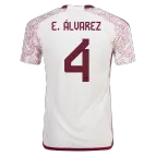 Mexico E.ÁLVAREZ #4 Away Jersey Authentic 2022 - goaljerseys
