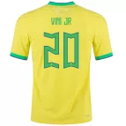 Brazil VINI JR #20 Home Jersey Authentic 2022 - goaljerseys