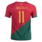 Portugal JOÃO FÉLIX #11 Home Jersey 2022 - goaljerseys