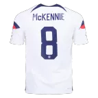 USA McKENNIE #8 Home Jersey Authentic 2022 - goaljerseys