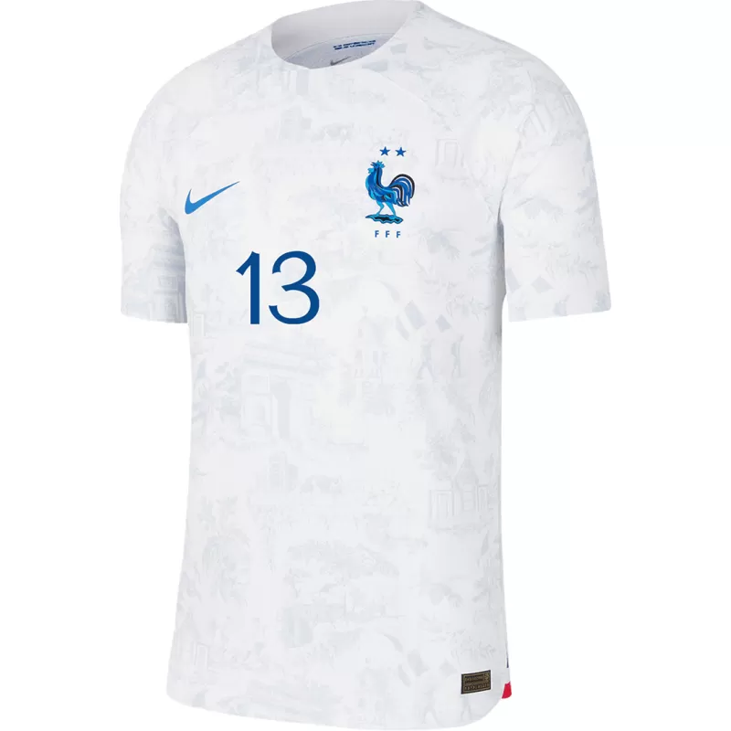 France KANTE #13 Away Jersey Authentic 2022 - gojersey