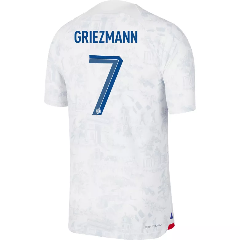 France GRIEZMANN #7 Away Jersey Authentic 2022 - gojersey