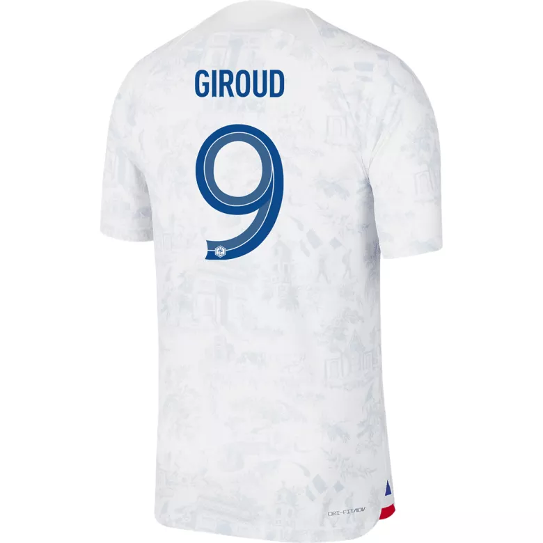 France GIROUD #9 Away Jersey Authentic 2022 - gojersey