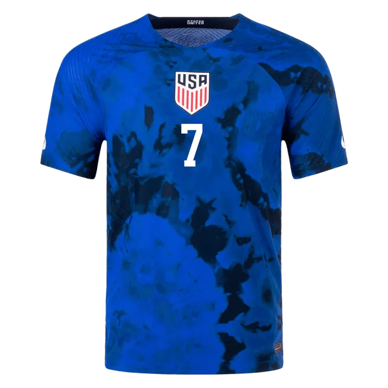 USA REYNA #7 Away Jersey Authentic 2022 - gojersey