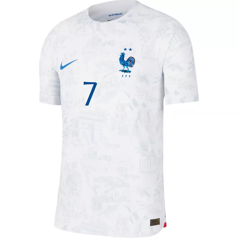 France GRIEZMANN #7 Away Jersey Authentic 2022 - gojersey
