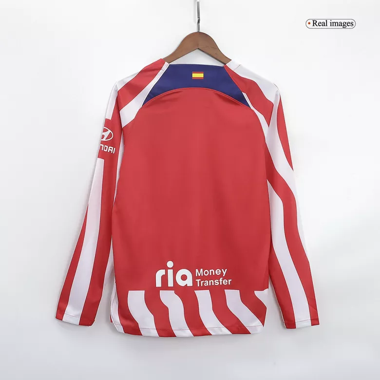 Atletico Madrid Home Jersey 2022/23 - Long Sleeve - gojersey