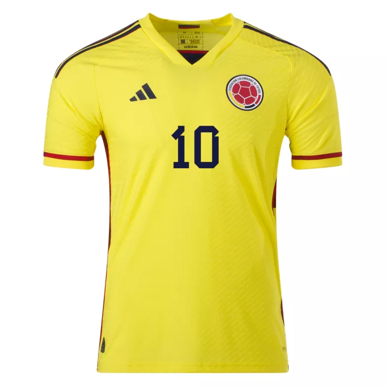 Colombia JAMES #10 Home Jersey Authentic 2022 - gojersey