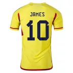 Colombia JAMES #10 Home Jersey Authentic 2022 - goaljerseys