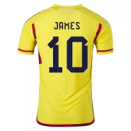 Colombia JAMES #10 Home Jersey Authentic 2022 - goaljerseys