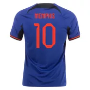 Netherlands MEMPHIS #10 Away Jersey 2022 - goaljerseys