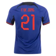 Netherlands F.DE JONG #21 Away Jersey 2022 - goaljerseys