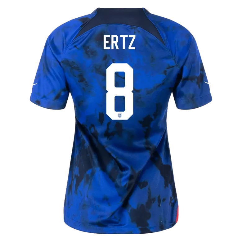 USA ERTZ #8 Away Jersey 2022 Women - gojersey