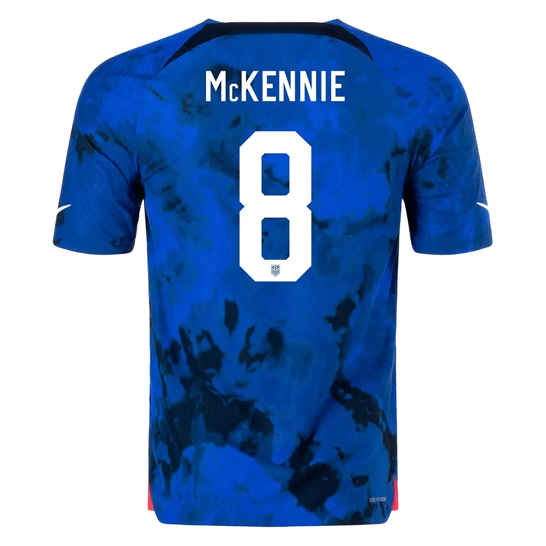 USA McKENNIE #8 Away Jersey Authentic 2022 | Goaljerseys