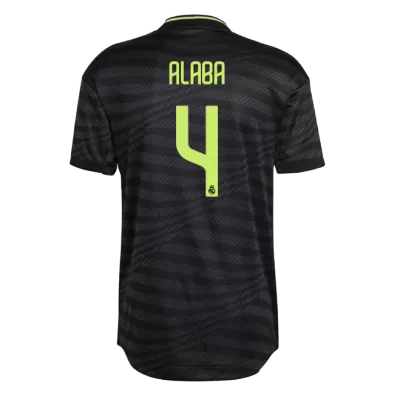 Real Madrid ALABA #4 Third Away Jersey Authentic 2022/23 - gojersey