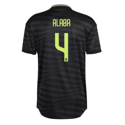 Real Madrid ALABA #4 Third Away Jersey Authentic 2022/23 - gojerseys