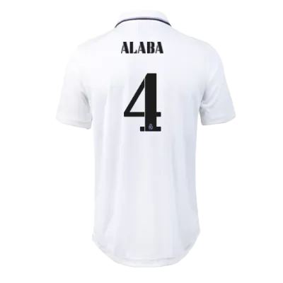 Real Madrid ALABA #4 Home Jersey Authentic 2022/23 - gojersey