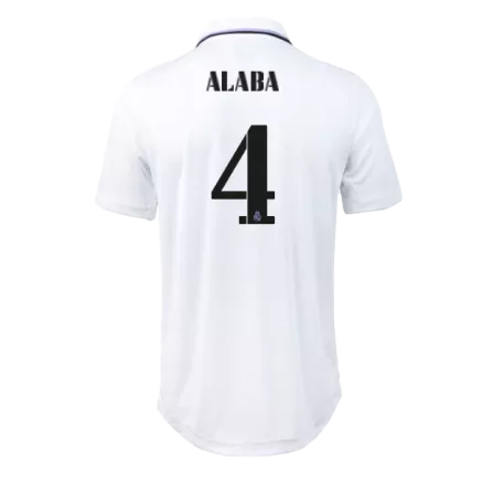 Real Madrid ALABA #4 Home Jersey Authentic 2022/23 - gojerseys