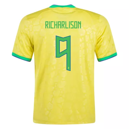Brazil RICHARLISON #9 Home Jersey 2022 - gojerseys