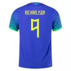Brazil RICHARLISON #9 Away Jersey Authentic 2022 - goaljerseys