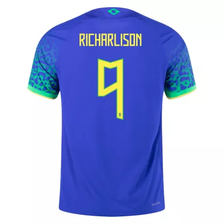 Brazil RICHARLISON #9 Away Jersey Authentic 2022 - gojerseys