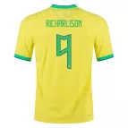 Brazil RICHARLISON #9 Home Jersey Authentic 2022 - goaljerseys