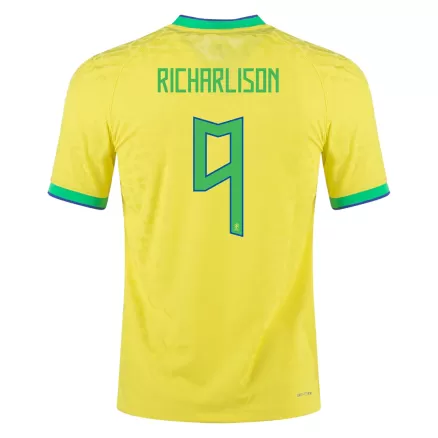 Brazil RICHARLISON #9 Home Jersey Authentic 2022 - gojerseys