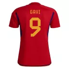Spain GAVI #9 Home Jersey 2022 - goaljerseys