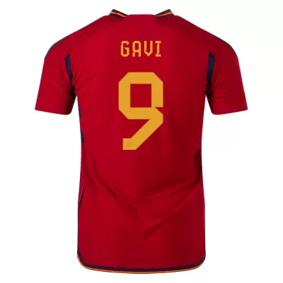 Spain GAVI #9 Home Jersey Authentic 2022 - gojersey