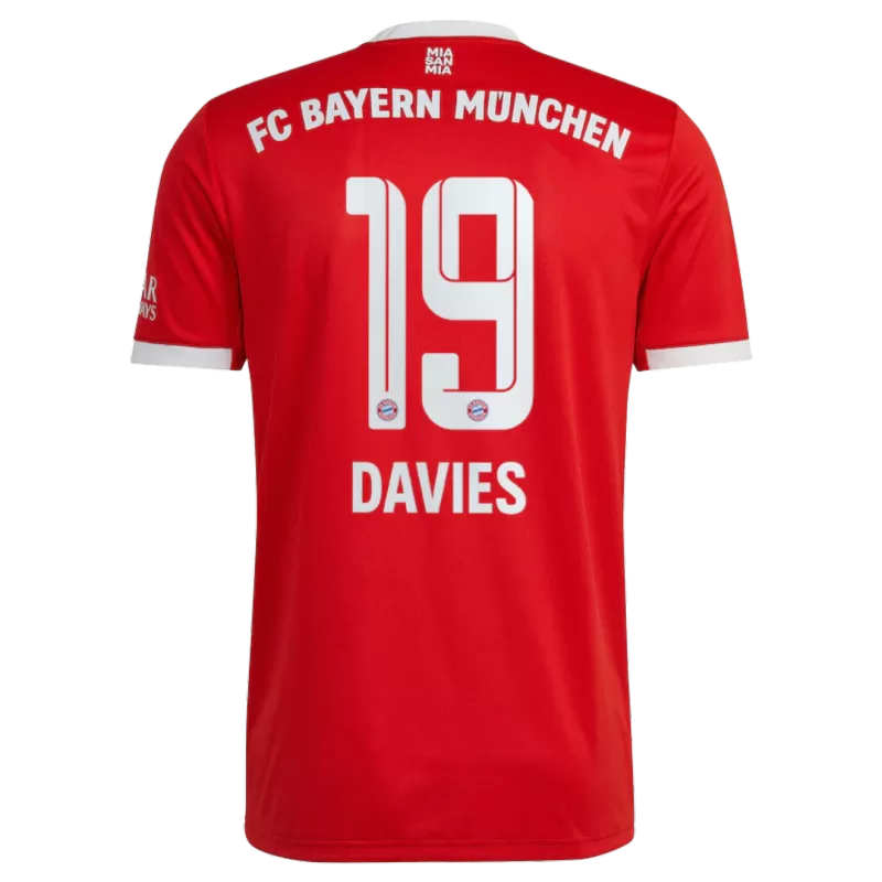 Bayern Munich DAVIES #19 Home Jersey 2022/23 - gojersey