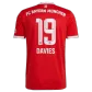 Bayern Munich DAVIES #19 Home Jersey 2022/23 - goaljerseys